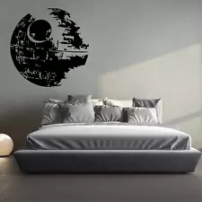 STAR WARS DEATH STAR - Removable Vinyl Wall Decal Stickers Home Decor Art