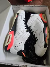 PREOWNED Air Jordan 6 Low White Infrared (304401-123) SIZE 11