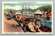 Scotia,CA Redwood Highway Pacific Lumber Company Humboldt County California