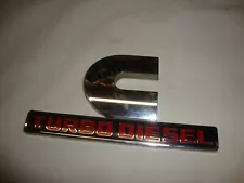 2013 - 2018 DODGE RAM 2500 3500 4500 CUMMINS TURBO DIESEL FENDER EMBLEM OEM