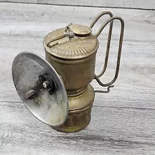 Antique Shanklin MFG. Guys Dropper Carbide Brass Miner's Lamp Old Mining Light