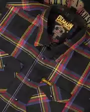 DIXXON Flannel Sz Large Guns N Roses Appetite for Destruction Axl Rose Slash NEW