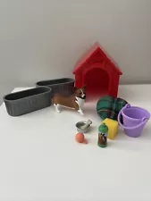 Breyer Corgi Dog House And accessories