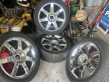 Rims Set Of 4 22inch ( From A Cadillac Escalade Esv 09’)