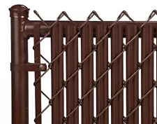 Privacy Slats For Chain Link Fence Single Wall Ridged® Bottom Lock