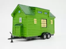 TINY HOUSE NORTH STYLE GREEN TRAILER 1:64 SCALE DIECAST COLLECTORS MODEL