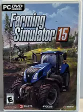 Farming Simulator 15 PC DVD ROM Maximum Games USA Win 7/8 GAME NEW & SEALED!!!