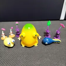 Pikmin figures not for sale Set of 8 pieces Beautiful Good From Japan Used