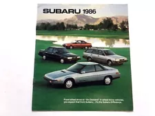 1986 Subaru 12-page Original Sales Brochure Catalog - XT Brat