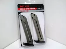 Ruger Mark IV 22/45 10-Round .22 LR Magazine 2-Pack - Fits Mark IV 22/45 ONLY