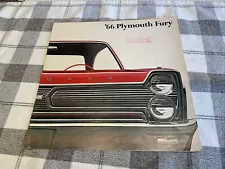 1966 Plymouth Fury Sales Brochure Authentic Vintage Promotional Advertising