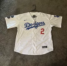 Tommy Lasorda Los Angeles Dodgers NIKE Jersey Size 52 2XL