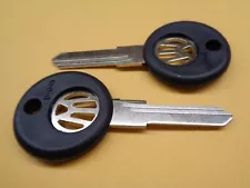 2 BLANK KEY KEYS FITS VW SCIROCCO RABBIT JETTA AUDI 100 SET OF 2 U.S. SHIPING! (For: 1984 Volkswagen Rabbit)