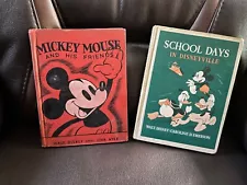 Pair of First Edition Vintage Disney Books