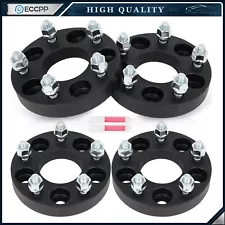 4 Pcs 1" 5x110 to 5x114.3 Wheel Adapters 12x1.5 For 2005-2010 Chevrolet Cobalt