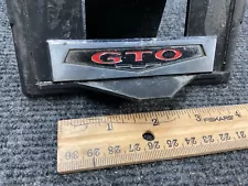 Pontiac GTO Door Panel Emblem Name Badge Metal