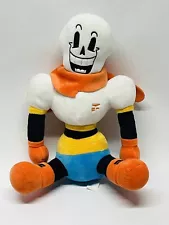 Undertale 11” Papyrus Skeleton Stuffed Plush Official Fangamer Licensed Sitting