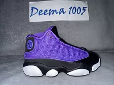 Air Jordan 13 Retro Athletic Shoes ‘Purple Venom’ FD4649 501 - Size 12C