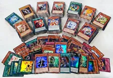 1000 YUGIOH CARDS PREMIUM COLLECTION ULTIMATE LOT W/ 50 HOLO FOILS & RARES!