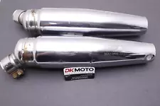 86 HONDA MAGNA 700 VF700C OEM MUFFLER EXHAUST SILENCER PIPE PAIR SET R8 (For: 1986 Honda Magna 700)