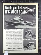 1968 ADVERTISEMENT for Lyman Islander Day Cruiser 26 Express Cruisette boat