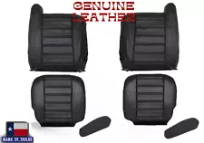 For 2003 2004 2005 2006 Hummer H2 SUV SUT Adventure LEATHER Seat Cover In Black