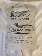 2 Sets of Quality Chain Road Blazer 2121SLC and 2221 Tire Chains SUV Light Truck