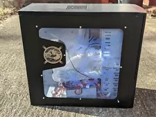 Retro Gaming Desktop Tower PC Computer Shell Case Ft. Dragons + Some Parts