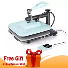 HTVRONT Heat Press Machine 15x15" Sublimation Transfer Printer DIY T-shirts Pads