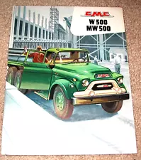 1950's GMC Rig Semi Pickup Truck Sales Brochure Booklet Catalog