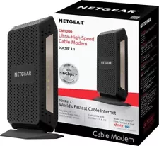 NETGEAR CM1000 DOCSIS Ultra High Speed Cable Internet Modem 6Gbps 1.8 Gbps NIB