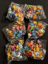 144 Pieces Pokemon Mini PVC Actions Figures Toys Birthday Cake Toppers