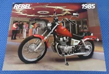 1985 HONDA Rebel CMX250C Motorcycle Color Sales Brochure