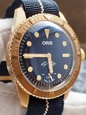 Oris Carl Brashear Limited Edition Bronze 99.99% LNIB Manufacturer 0140177643185