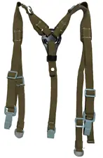 ww1| ww2 German OD Green Canvas Y Straps Suspender -WWII WWI German gear Uniform