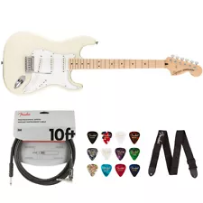 Squier by Fender Affinity Stratocaster, Maple fingerboard, Olympic White Kit