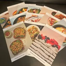 NEW FOR 2024 PROGRAM PLAN..WEIGHT WATCHER RECIPE CARDS 13 BRAND NEW RECIPES