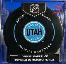 24-25 NHL Official Game Puck Of Utah Hockey Club (1st Puck Ever) (No Trackers)