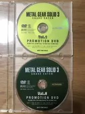 Not For Sale Promotion Metal Gear Solid 3 Snake Eater Promotional DVD