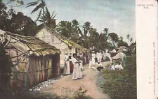 PUERTO RICO - Native Housing - long dresses, horse