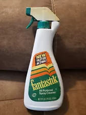 Vintage Fantastik All Purpose Spray Cleaner Bottle - Collectible - Empty