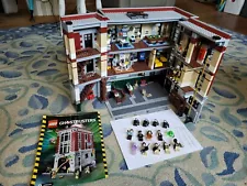 LEGO 75827: Ghostbusters Firehouse Headquarters w/manual and minis READ