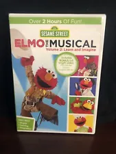 Sesame Street: Elmo the Musical: Volume 2: Learn and Imagine (DVD) NEW, sealed