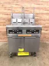 New Listing2007 Frymaster FPPH255BLSC 2-Bay Fryer w Filtration & Auto Basket, Natural Gas