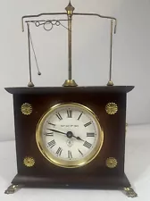 Horolovar Flying Ball Pendulum Clock Jerome Co Running Watch Video. Runs Fast.