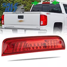 For 2014-2018 Chevy Silverado GMC Sierra Led Third Brake Light Cargo Lamp Red