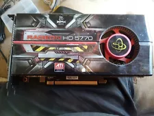 XFX ATI Radeon HD 5770 (HD-577A-ZHFC) 1GB / 1GB (max) GDDR5 SDRAM PCI Express...