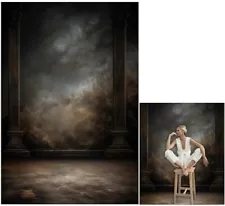 Dark Vintage Photography Backdrops Portrait Photo Backdrop 5x7ft LM-06101