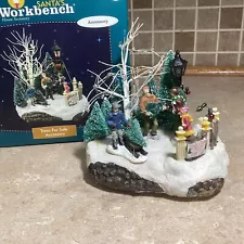 2006 Santa's Workbench Accessory TREES FOR SALE - Lighted -battery-NEW IN BOX