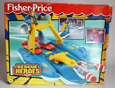 RARE 1998 FISHER PRICE RESCUE HEROES QUICK RESPONCE WATERCRAFT NEW SEALED !